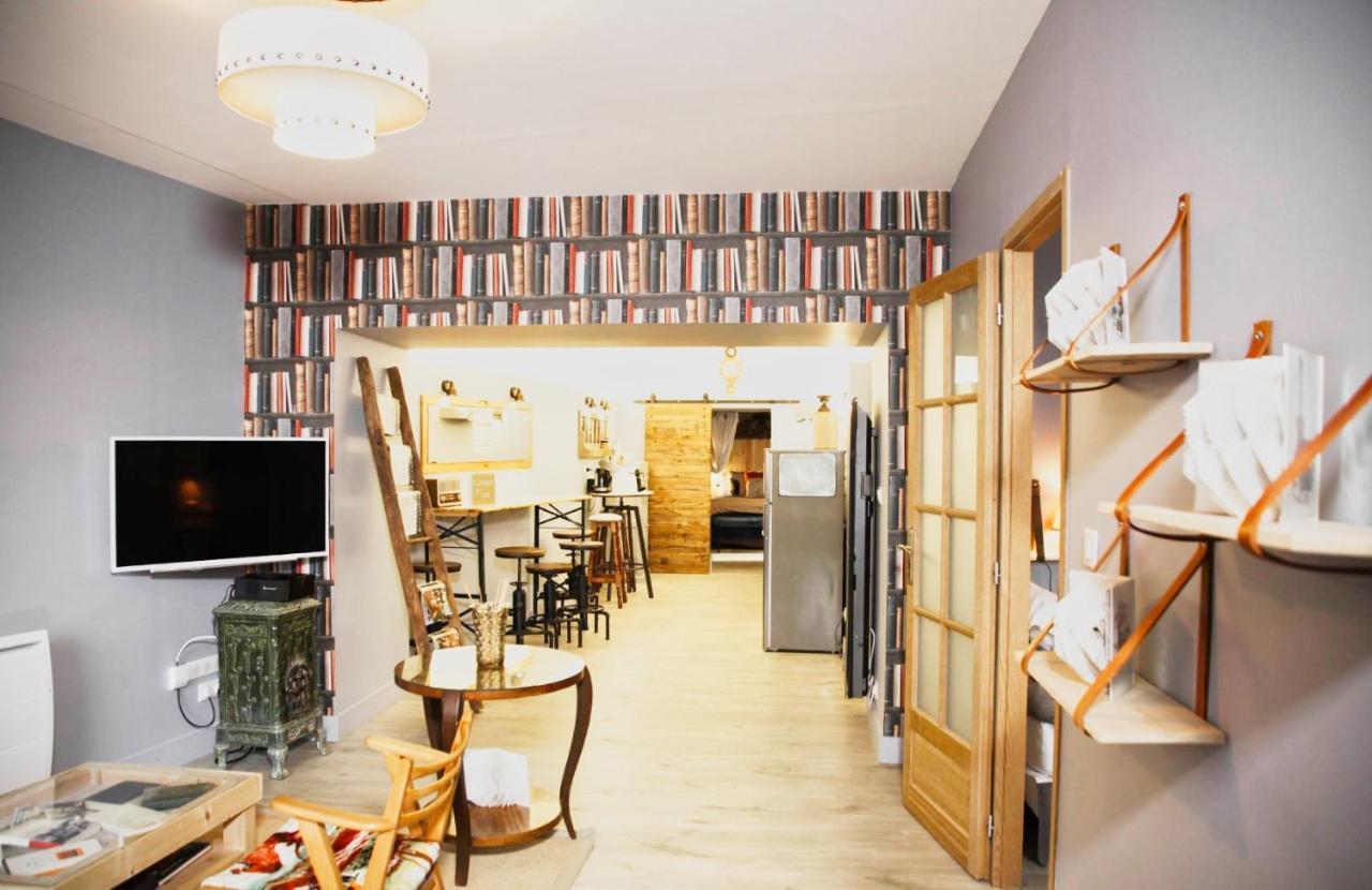 Le Bouquiniste, Centre Historique, Fibre, Ess, Rez-De-Chaussee, Bedinshop Romans-sur-Isère Kültér fotó